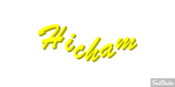 Hicham Text effect