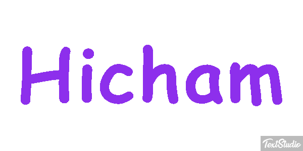 Hicham Text effect