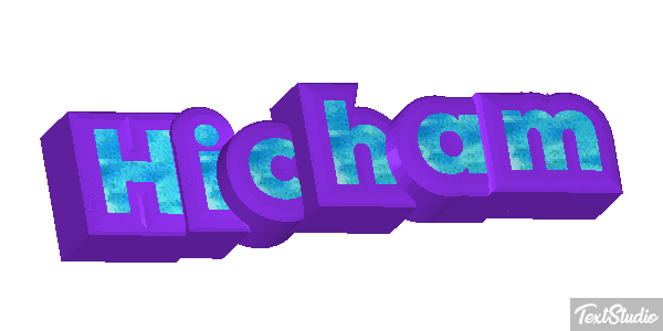 Hicham Text effect