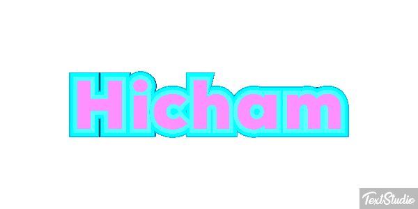 Hicham Text effect