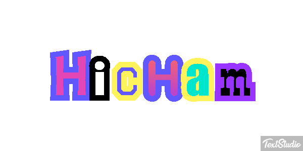 Hicham Text effect