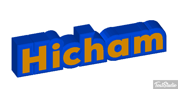 Hicham Text effect