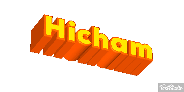 Hicham Text effect