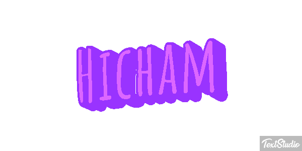 Hicham Text effect