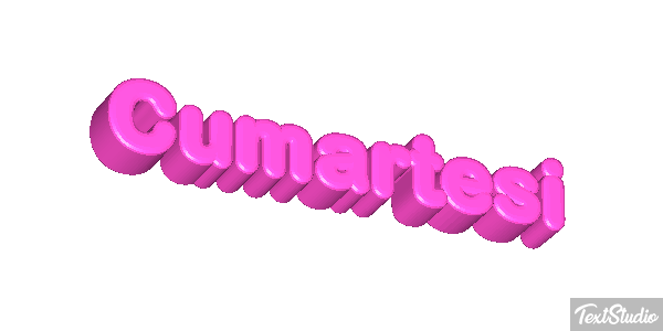 Cumartesi Effetto testo