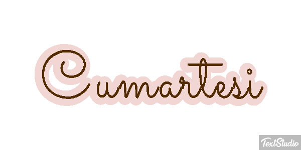 Cumartesi Effetto testo