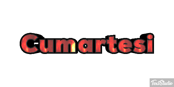 Cumartesi Effetto testo