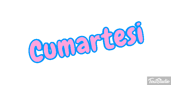 Cumartesi Effetto testo