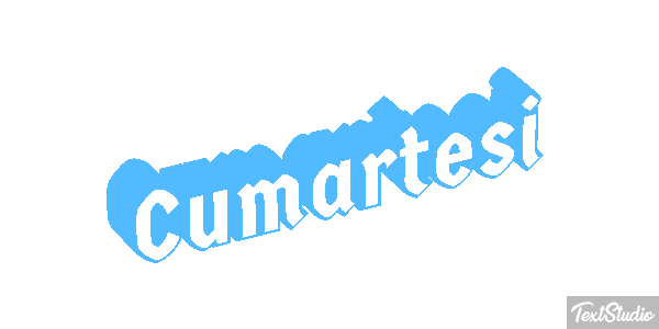 Cumartesi Effetto testo