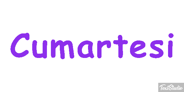 Cumartesi Effetto testo