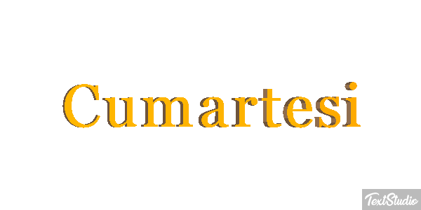 Cumartesi Effetto testo