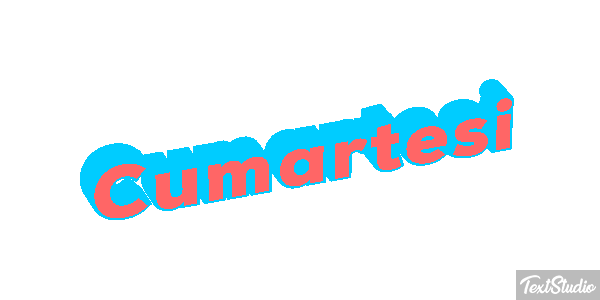 Cumartesi Effetto testo
