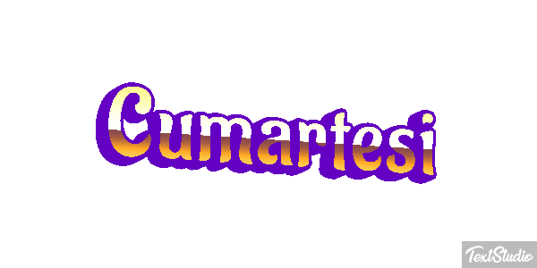 Cumartesi Effetto testo