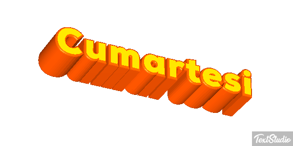 Cumartesi Effetto testo