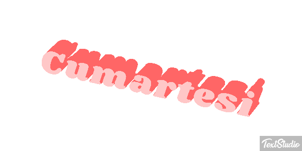 Cumartesi Effetto testo