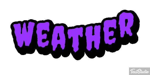 Weather Text effect