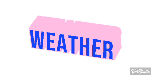 Weather Text effect
