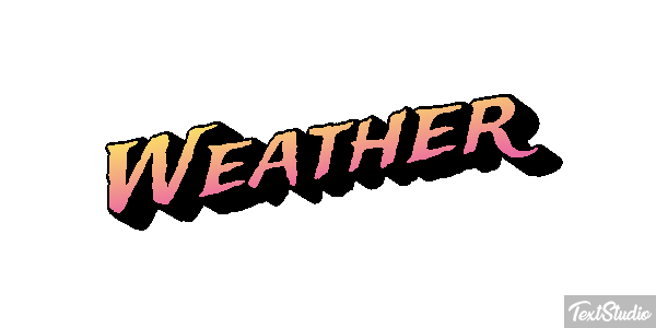 Weather Text effect