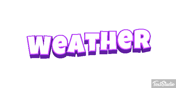 Weather Text effect