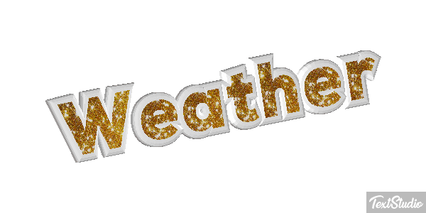 Weather Text effect