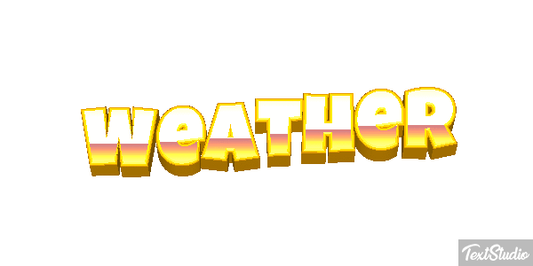 Weather Text effect