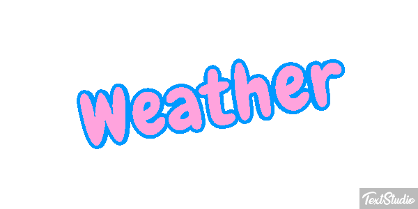 Weather Text effect