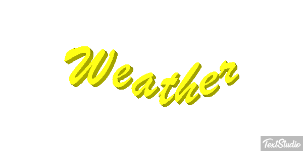 Weather Text effect