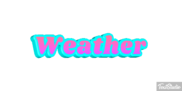 Weather Text effect