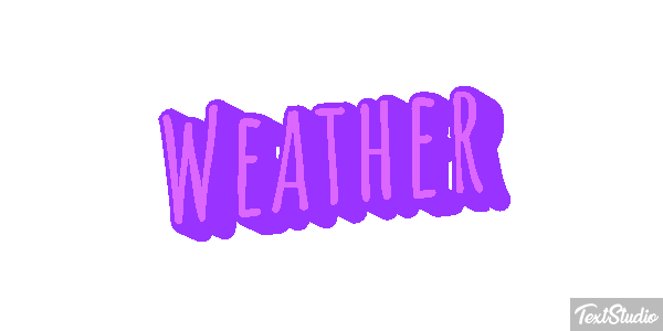 Weather Text effect