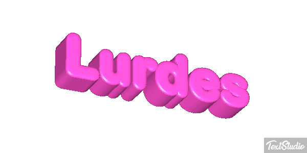 Lurdes Efecto de texto