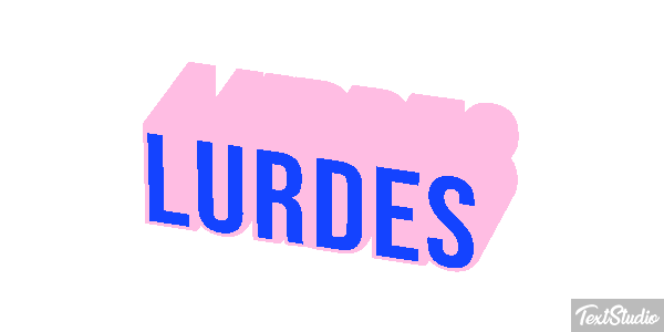 Lurdes Efecto de texto