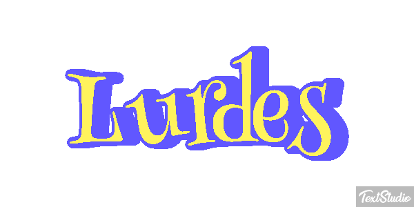 Lurdes Efecto de texto