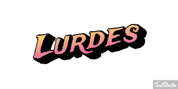 Lurdes Efecto de texto