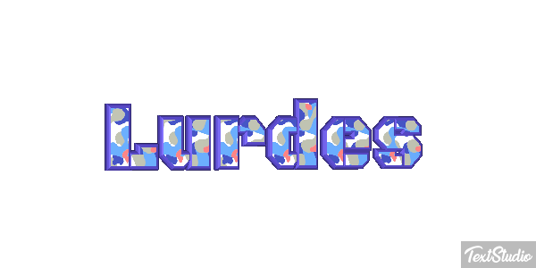 Lurdes Efecto de texto