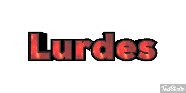 Lurdes Efecto de texto