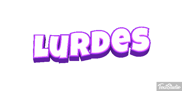 Lurdes Efecto de texto