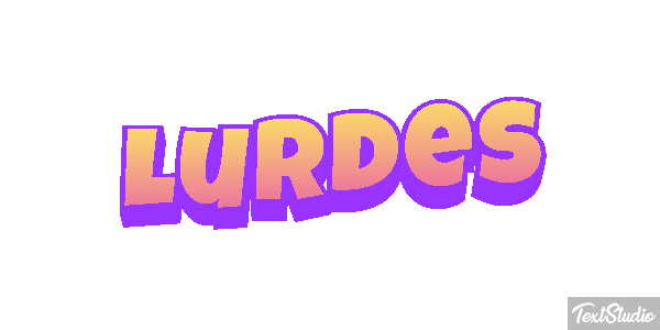 Lurdes Efecto de texto