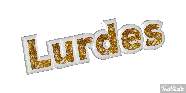 Lurdes Efecto de texto