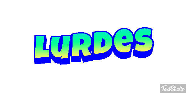Lurdes Efecto de texto