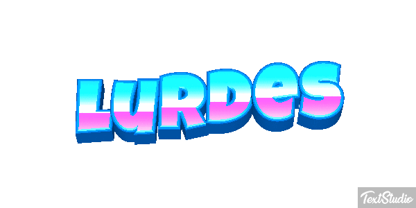 Lurdes Efecto de texto