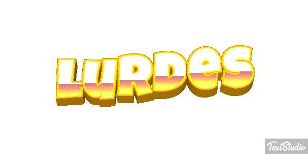 Lurdes Efecto de texto