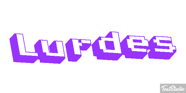 Lurdes Efecto de texto