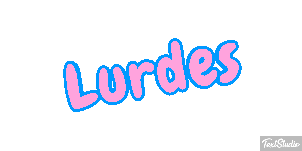 Lurdes Efecto de texto