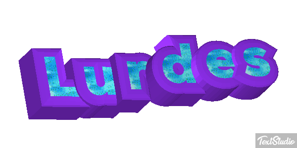 Lurdes Efecto de texto