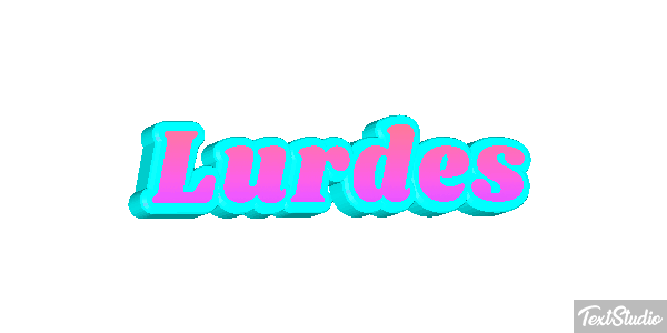 Lurdes Efecto de texto