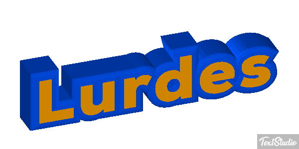 Lurdes Efecto de texto