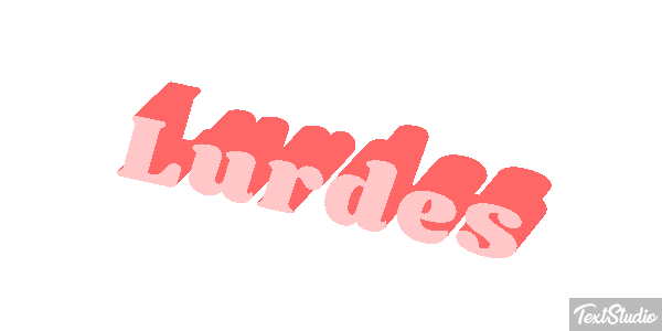 Lurdes Efecto de texto
