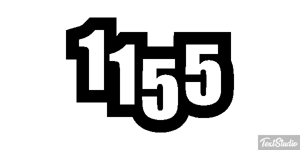 1155 Tekst effect