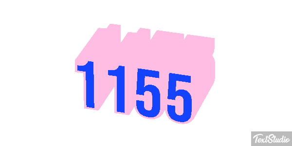 1155 Tekst effect