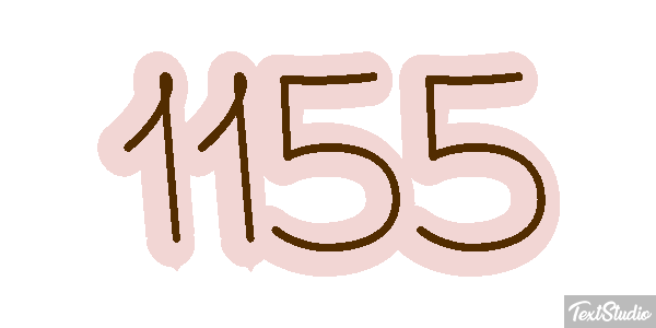 1155 Tekst effect